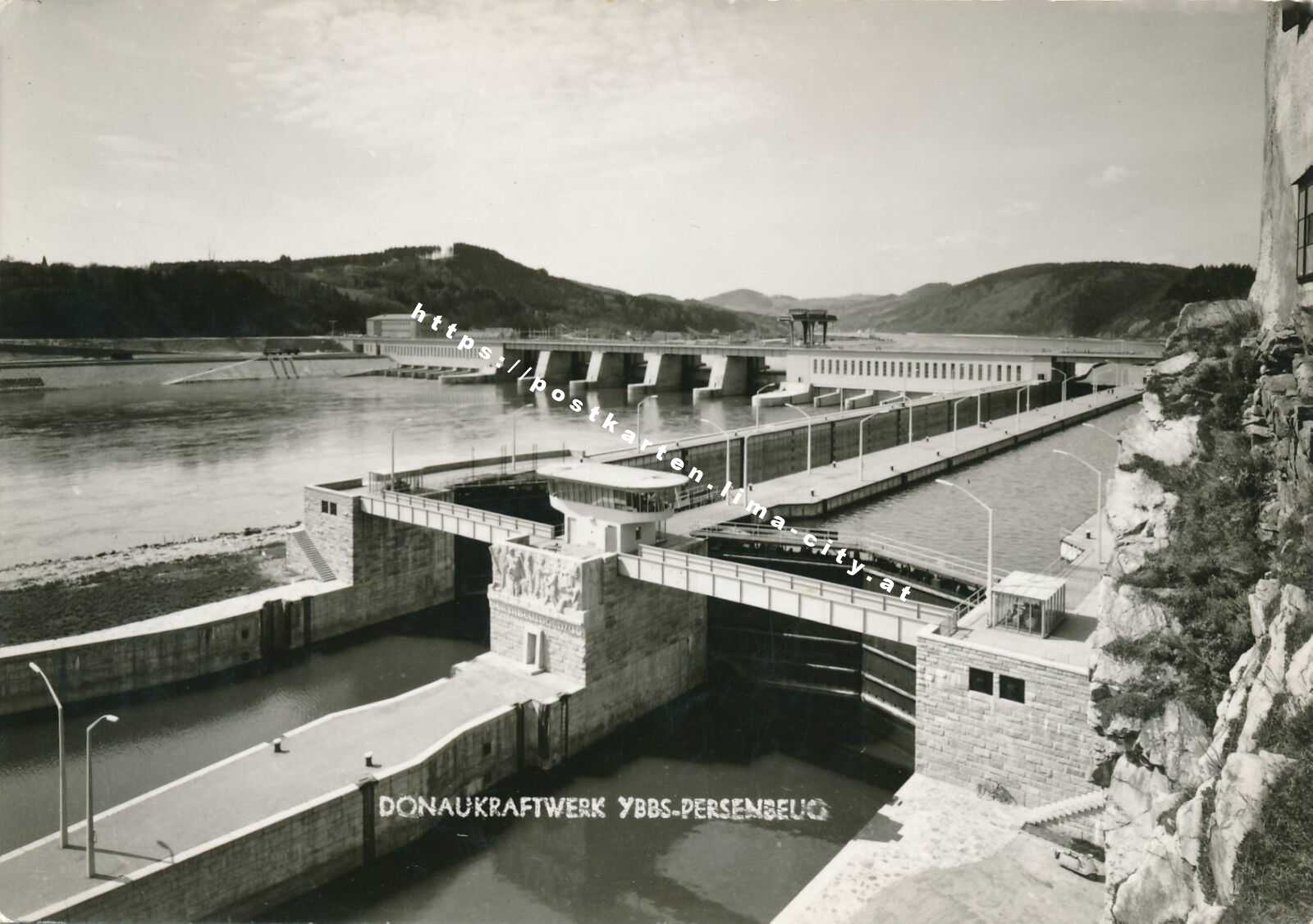 Donaukraftwerk Ybbs Persenbeug 1964